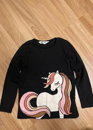 Лонгслів реглан єдиноріг h&m