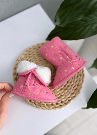 Угги пинетки primark 3/6м 10см