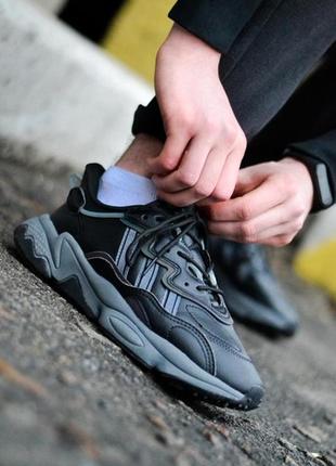 Кросівки adidas ozweego black  кроссовки