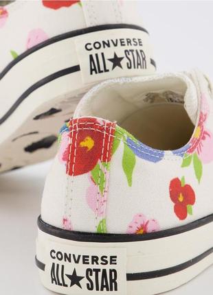 Кеды converse seasonal floral chuck taylor all star10 фото