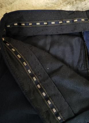 Костюм классический мужской темно синий 52 размер пиджака,брюки7 фото