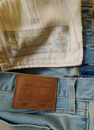 Джинсы мужские levis 501 premium (vietnam) original w328 фото