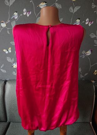 Красивая розовая блуза с камнями р.44/46 блузка блузочка3 фото