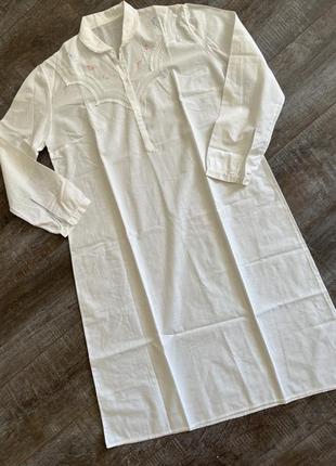 Ночная рубашка, ночнушка, пижама с кружевом и вышивкой3 фото