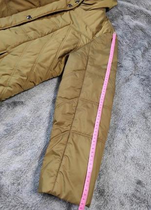 Подовжена зимова куртка оливкового кольору  atelier7 фото
