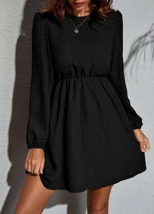 Платье мод.695 мм размеры:42-44 46-48 ткань:американский креп цвета: черный,бежевый9 фото