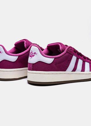 Модні замшеві кросівки adidas campus 00ʼs violet(36-41)4 фото