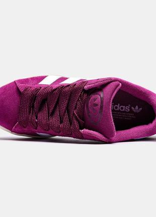 Модні замшеві кросівки adidas campus 00ʼs violet(36-41)8 фото