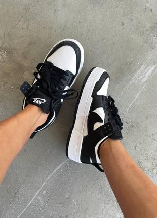 Кроссовки nike sb dunk disrupt “black/white”3 фото