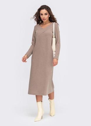Тепла сукня а-силуету з ангори4 фото