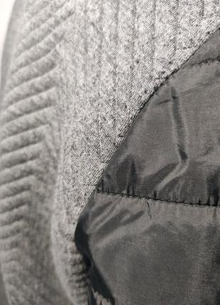 Бомбер легка куртка pep жіноча комбінована р.46 металева блискавка8 фото