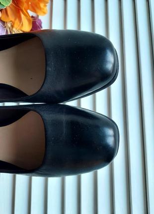Чорні шкіряні туфельки мери джейн collection handmade.5 фото