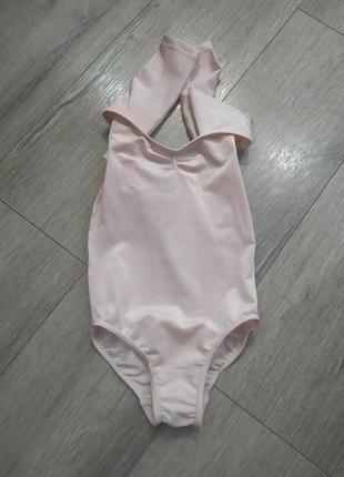 H&m,спортивный купальник пудрового цвета для гимнастики, для танцев, на 3-4 года, на...