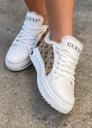 Зимние женские кроссовки guess6 фото