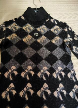 Теплое платье гольф