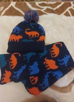 Набор шапка шарф