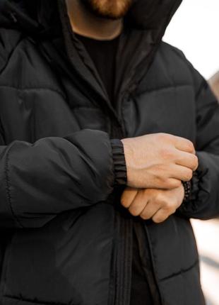 Теплая мужская куртка на осень - зиму / дутые куртки мужские для повседневной носки5 фото