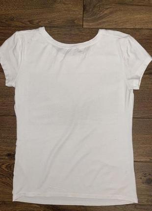 Стильная белая тонкая хлопковая футболка с грудью monica belucci2 фото