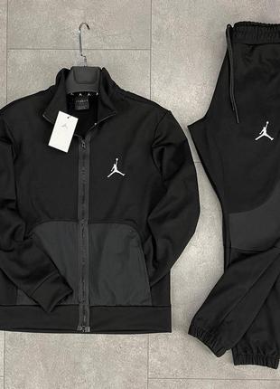 Брендові спорт костюми air jordan чорні / якісний костюм аір джордан для чоловіка1 фото