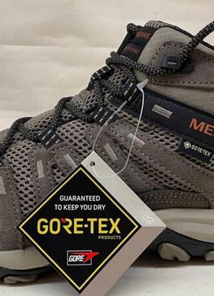 Мужские оригинальные зимние трекинговые ботинки merrell gore-tex4 фото