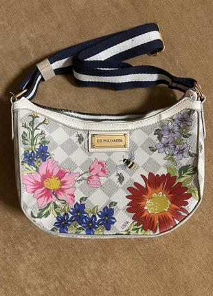 Us polo assn floral сумка через плечо