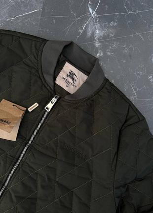 Куртка осенняя мужская барбери хаки / брендовые спортивные куртки burberry3 фото