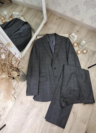 Брендовый шикарный костюм в клетку moss🖤
