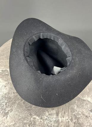 Капелюх фетровий h&m divided, чорний, якісний, розмір 56 см, відмінний стан6 фото