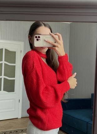 Красный свитер3 фото