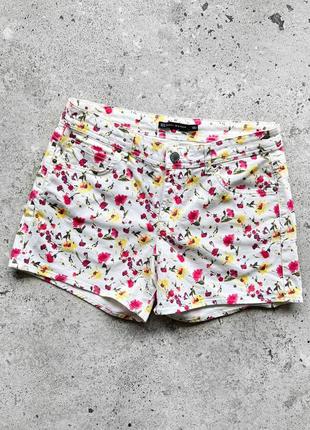 Zara women’s floral denim shorts жіночі, джинсові шорти