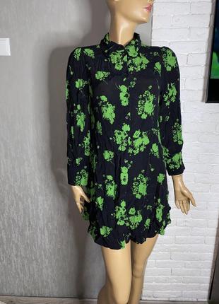 Удлиненная блуза блузка туника zara, m