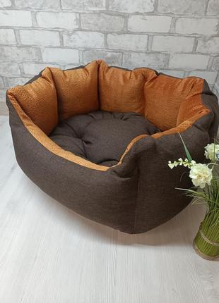 Лежанка (лежак) для тварин, лежак для котів та собак  "хвиля"