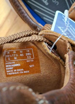 Брендовые фирменные демисезонные английские кожаные кроссовки clarks,оригинал с сша, новые сборками,размер 44-44,5.8 фото