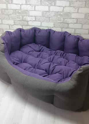 Лежанка (лежак) для тварин, лежак для котів та собак  "хвиля"