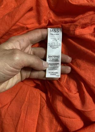 Яркая ярусная юбка хлопок marks &amp; spencer, xxxl 54-56р3 фото