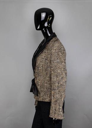 Интересный шерстяной пиджак escada.твидовый жакет2 фото