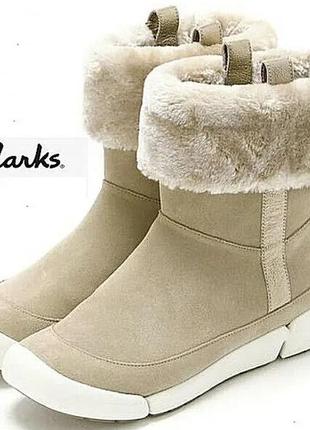 Р.39, 39.5 clarks зимние сапожки оригинал