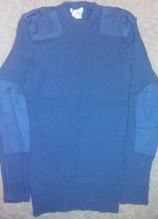 Свитер шерстяной военный милитари англия l