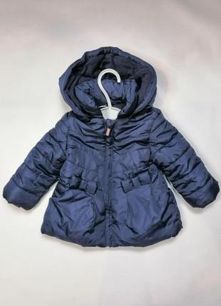 Куртка еврозима синяя для девочки италия  рост 68 см
