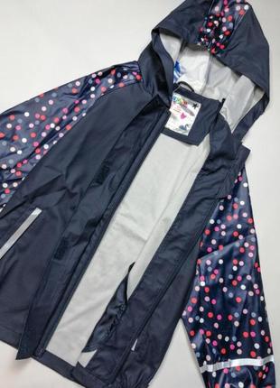 Куртка дощовик для дівчинки германія зріст 122/128 см5 фото