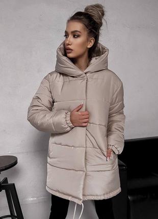 Куртка зефірка жіноча зимова стьобана розм.s-xl