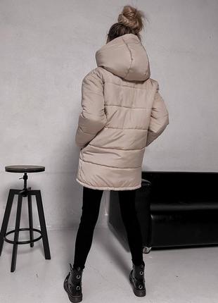 Куртка пуховик женская зимняя стеганая разм.s-xl3 фото