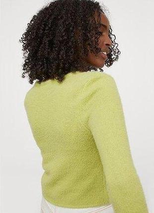 Кардиган кофта коротка жіноча ангорова зеленаh&m англія розмір s4 фото