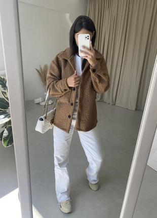 Шубка сорочка жіноча з еко хутра розм.оверсайз 42-46