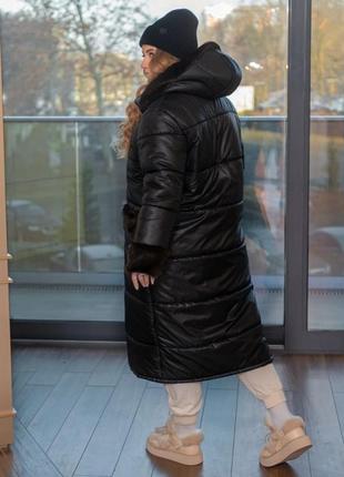 Пальто женское зимнее стеганое разм. 48-583 фото