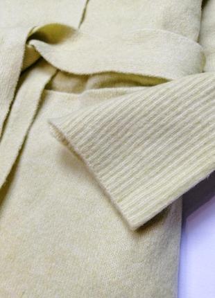 Кардиган кофта женская длинная ангоровая с шерстью цвет лайм nly trend размер л5 фото