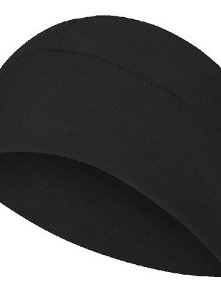 Шапка тактическая флисовая универсальная мужская шапка для специальных служб m черный ku-22