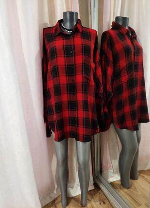 Вискозная рубашка 👕 большого размера италия