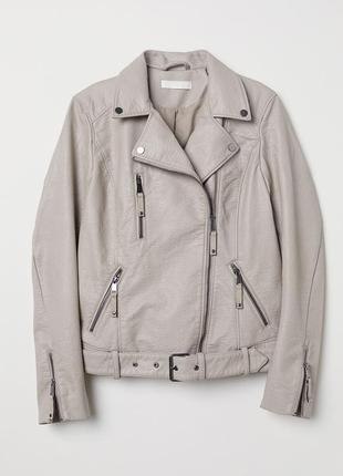 Куртка косуха беж стильная от h&amp;m6 фото