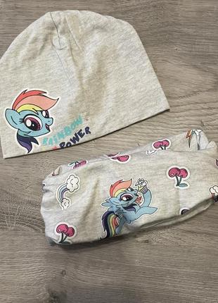 Шапка і хомут h&amp;m my little pony4 фото